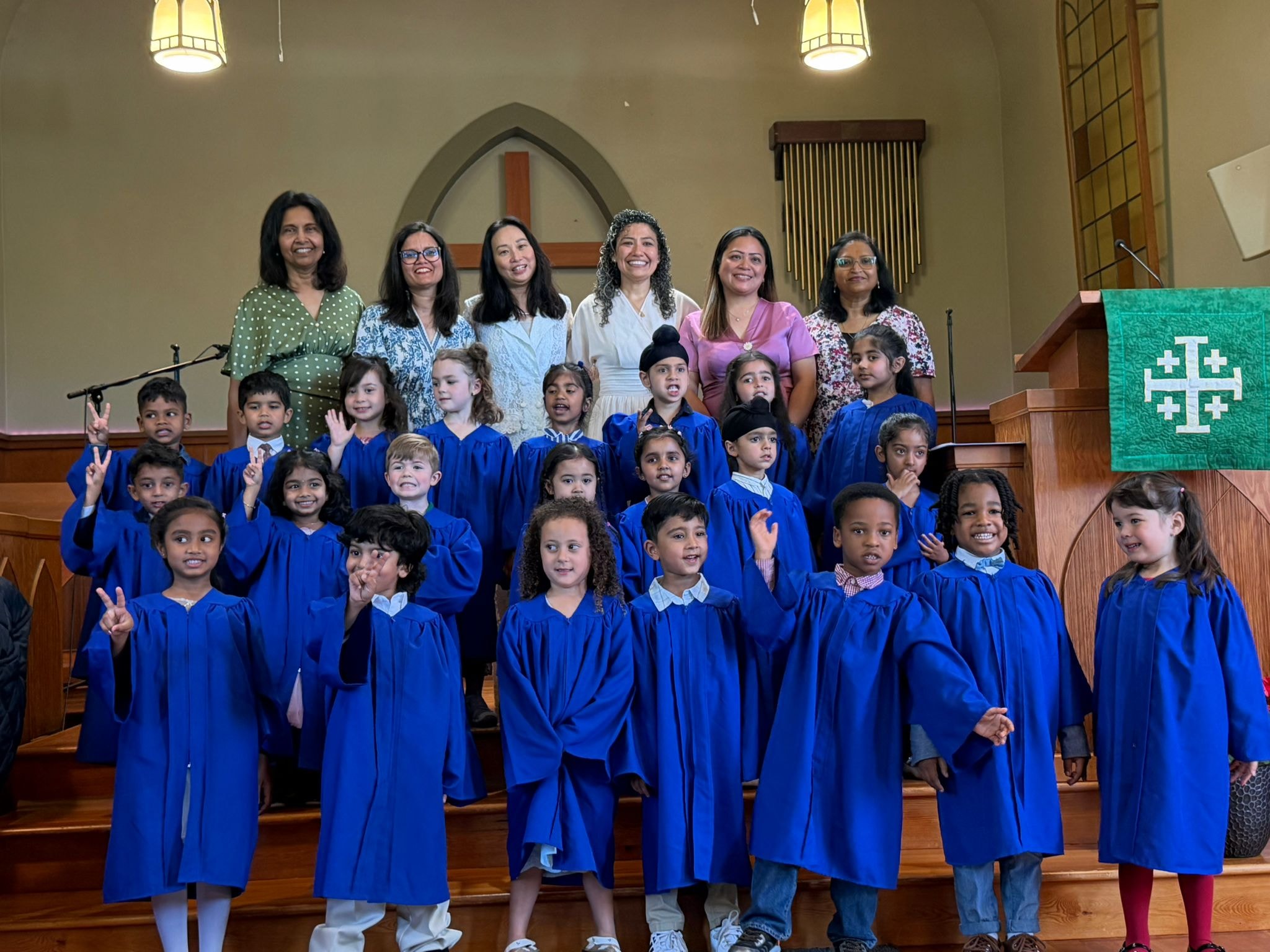 Students at Universal Kidz Montessori School