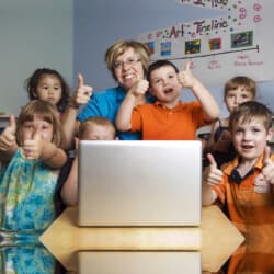 Children learning together